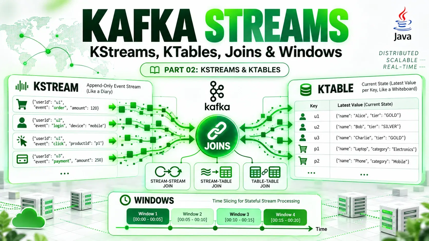 Kafka Streams Part 2: KStreams, KTables, Joins and Windows